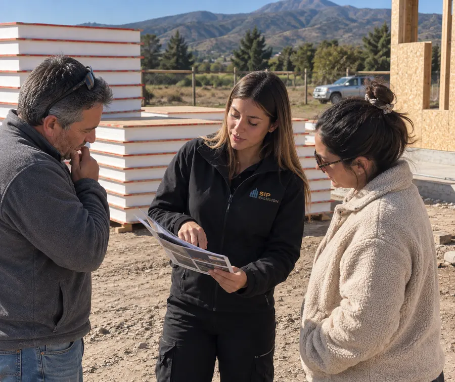 Asesoría a clientes en obra, equipo SIP Solución