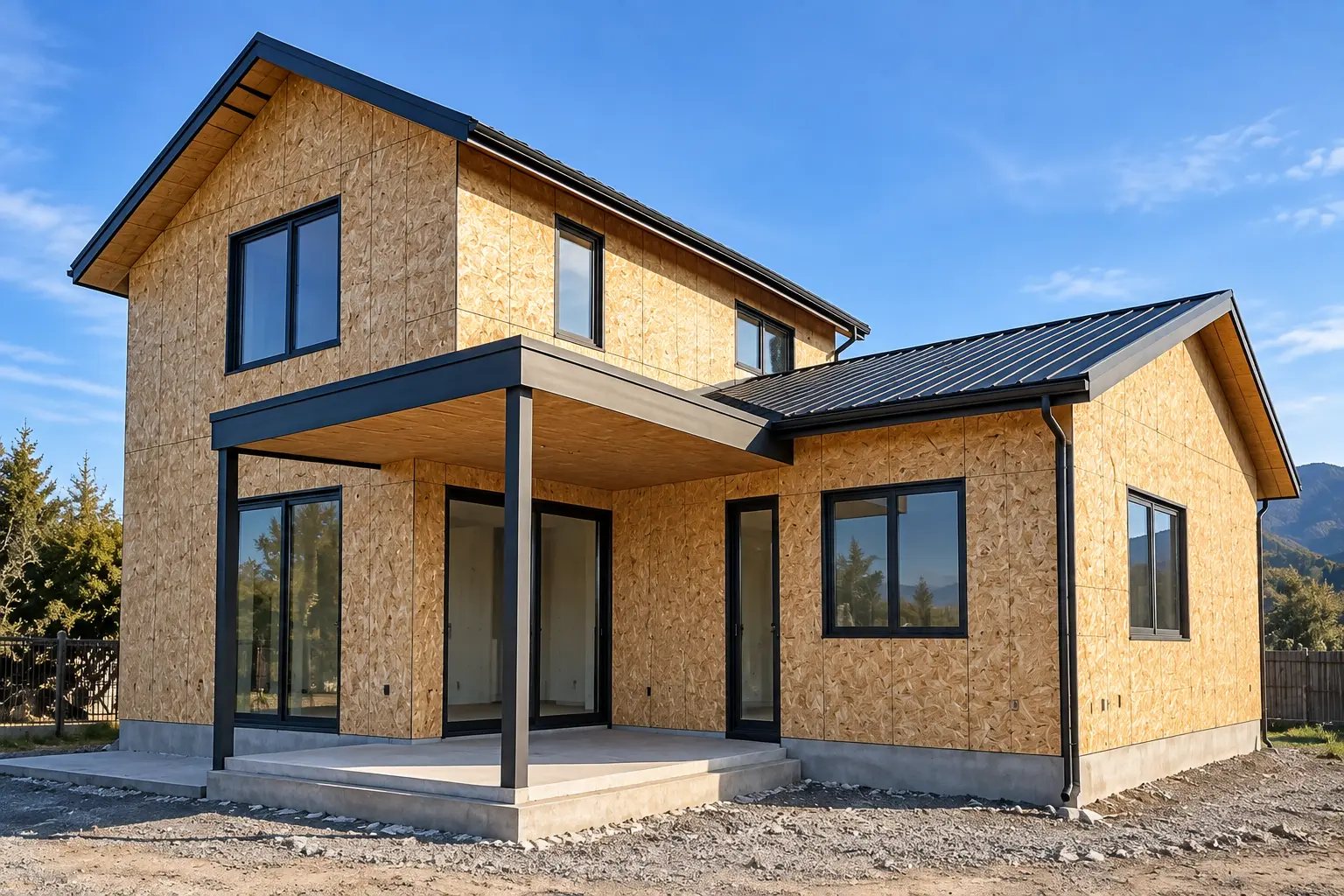 Vivienda en construcción con Panel SIP